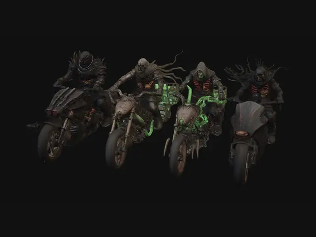 3D model for Riders of the Apocalypse