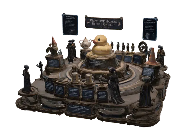 3D model for Temple of the Primitive Human Ritual Objects