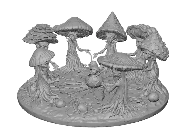 3D model for Mushroom Circle Awakening