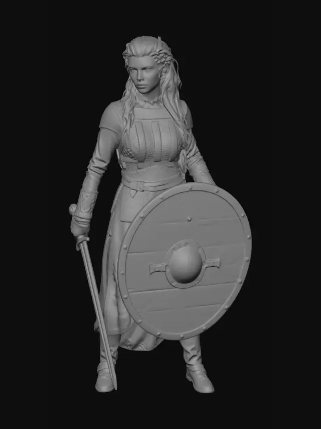 3D model for Shieldmaiden of the North
