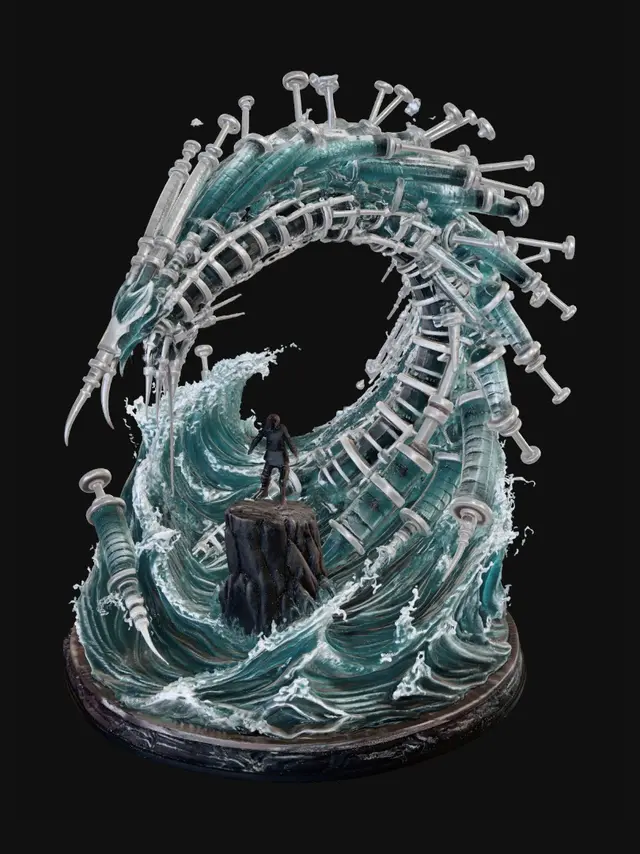 3D model for The Syringe Dragon