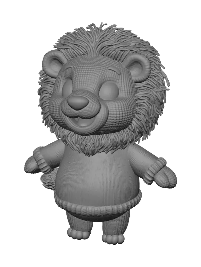 3D model for 2026 Soccer Lion