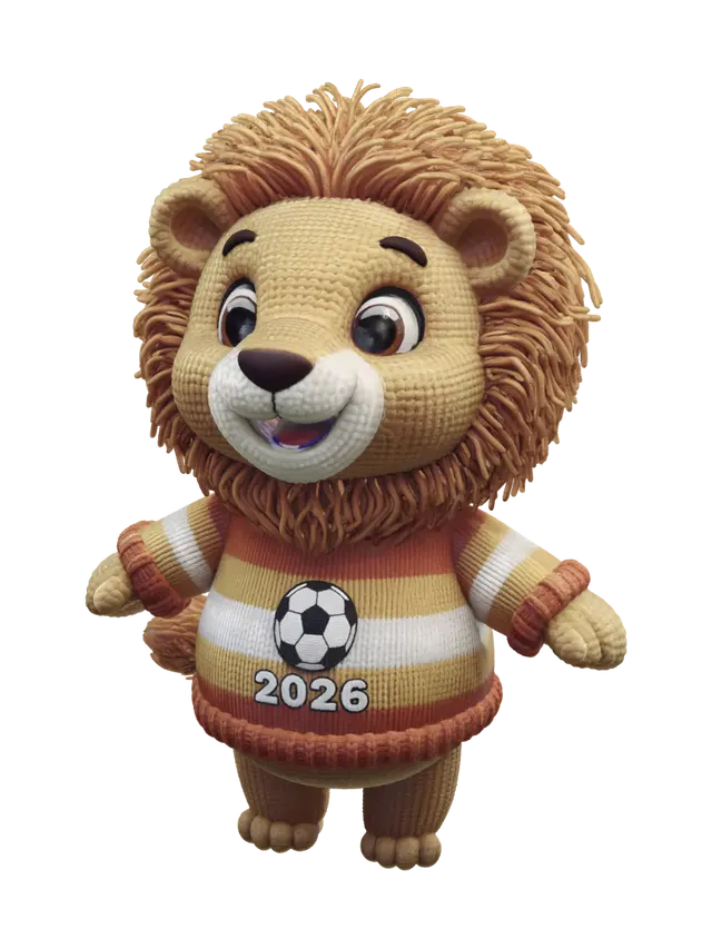 3D model for 2026 Soccer Lion