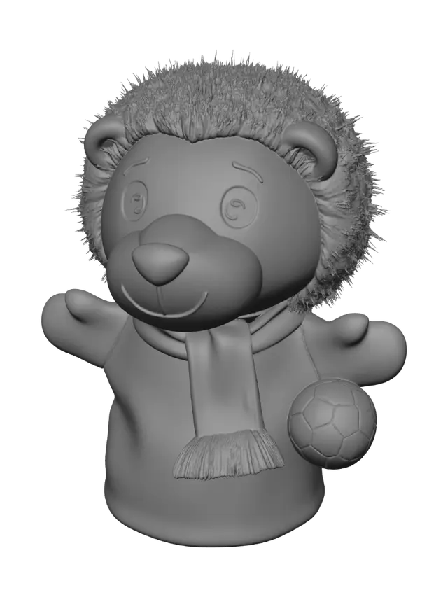 3D model for England Lion Mascot