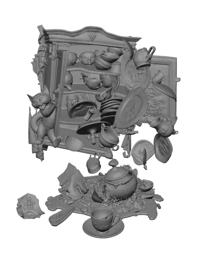 3D model for Blue China Catastrophe