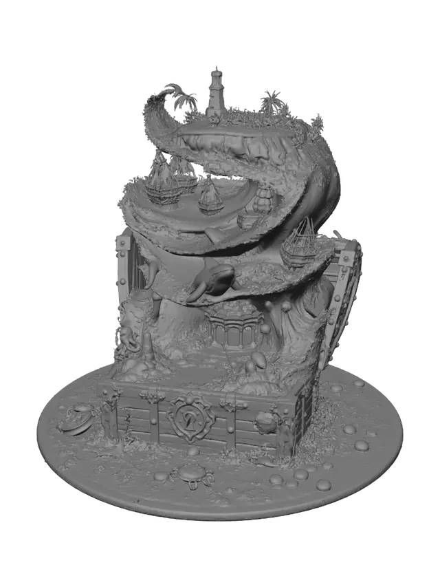3D model for The Tempest Isle Vault