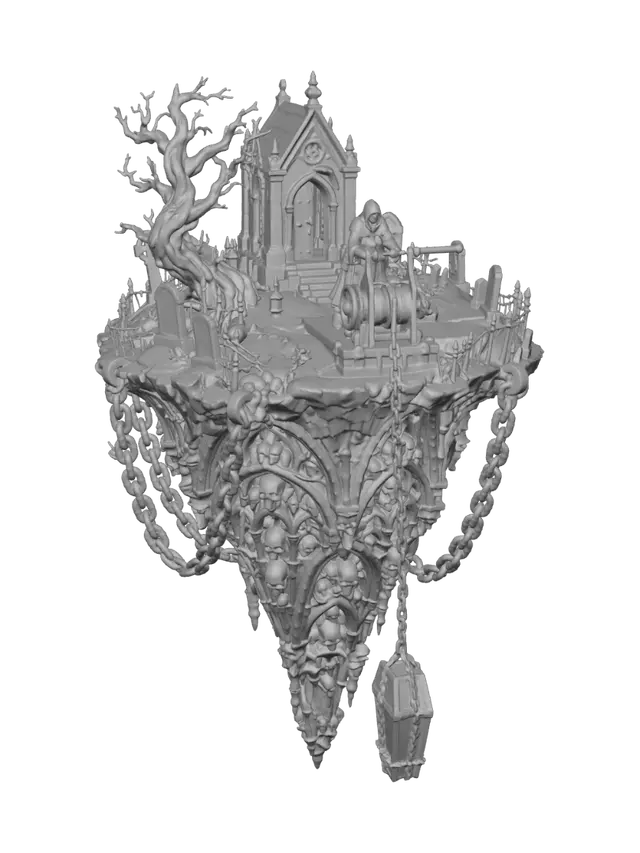 3D model for Skullbound Citadel