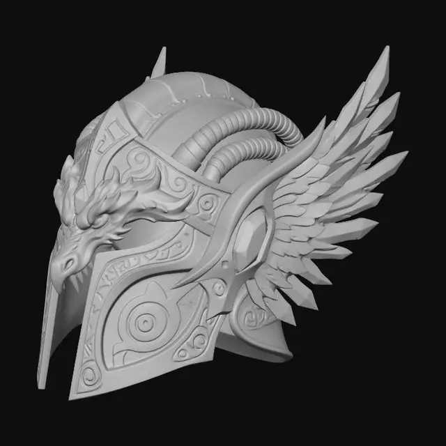 3D model for Elemental Helm