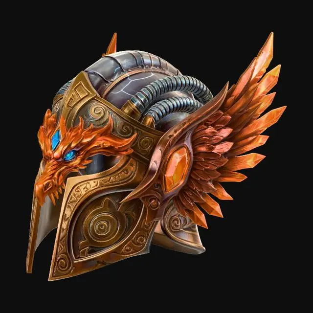 3D model for Elemental Helm