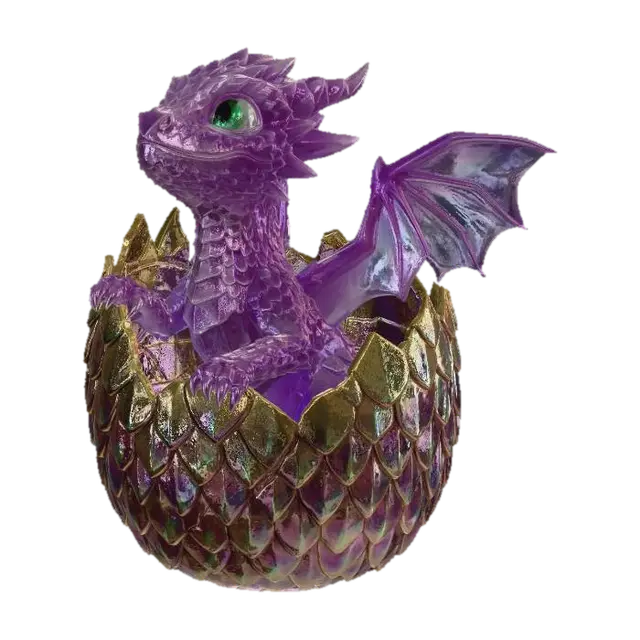 Jeweled Egg Dragon - Legendary 3D model, vytvořený pomocí AI