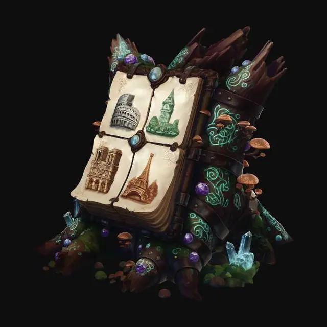 3D model for Atlas of the Four Cities