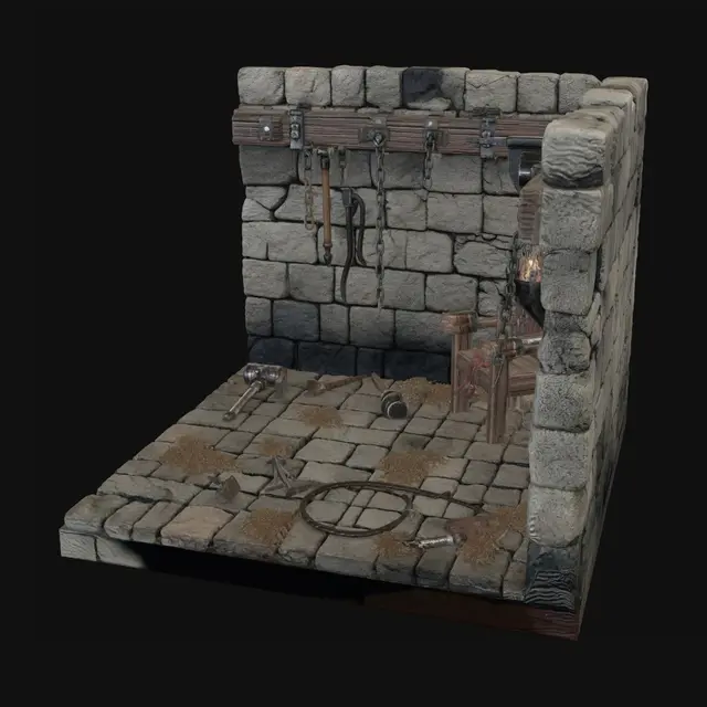 3D model for Dungeon of Chains