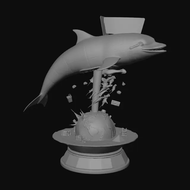 3D model for So Long, and Thanks for All the Fish