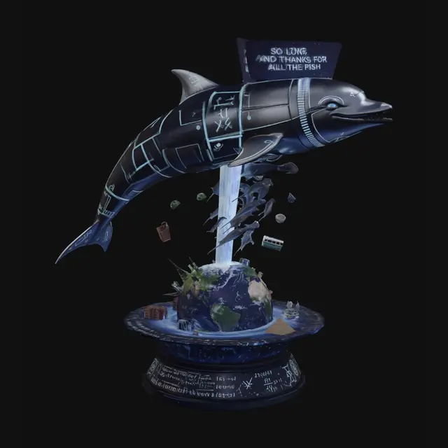 3D model for So Long, and Thanks for All the Fish