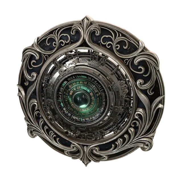 The Clockwork Eye - Glasses 3D model, vytvořený pomocí AI