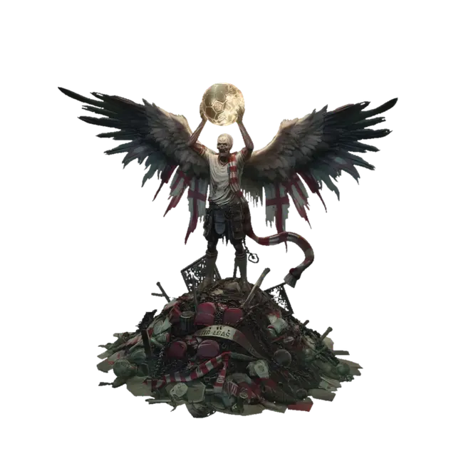 Ascension of the Golden Ball 3D model, vytvořený pomocí AI
