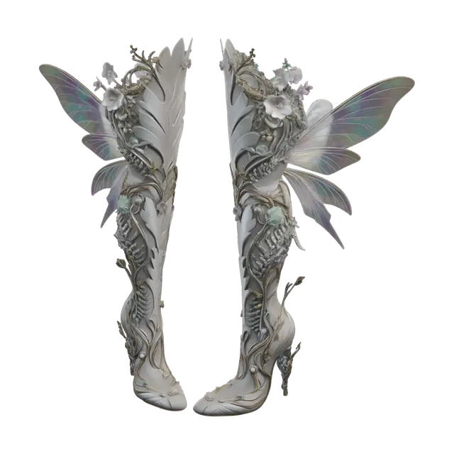 3D model for Butterfly Winged Boots