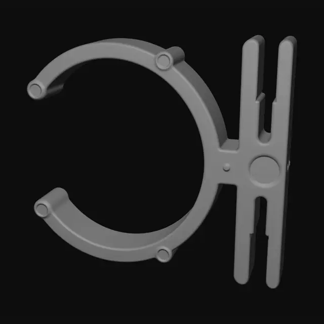 3D model for C-shaped clamp