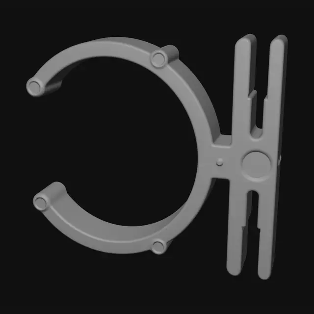 3D model for C-shaped clamp