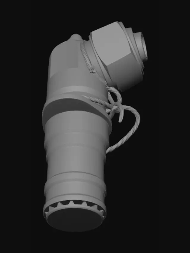 3D model for Hydraulic valve assembly