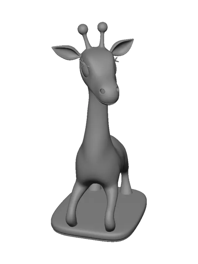 3D model for Crează un suport de telefon identic cu cel din poza,dar sub forma de girafa