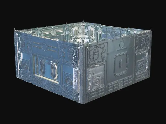 3D model for # modular environment asset, seamless tiling capable, game ready, clean topology, mid poly, optimized, PBR textures, 2k textures, consistent texel density, deep sea sci fi research facility, titanium ceramic metal, marine corrosion, bioluminescent accents, wet surface
## industrial grated floor tile, thick metal grid, darkness visible below, pipes and cables faintly visible, wet reflections, marine deposits, underwater facility aesthetic, modular seamless tile, PBR