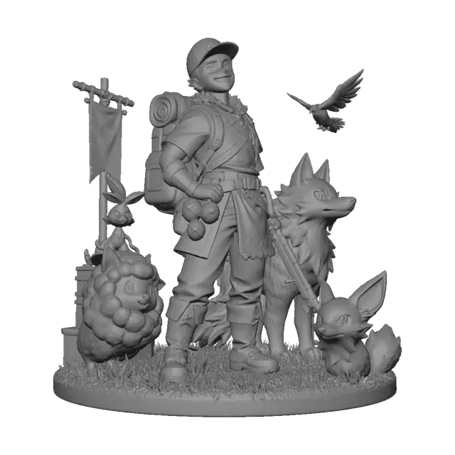 3D model for Palworld Adventurer