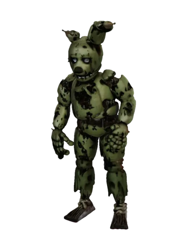 Rotten Bunny - Carrot 3D model, vytvořený pomocí AI