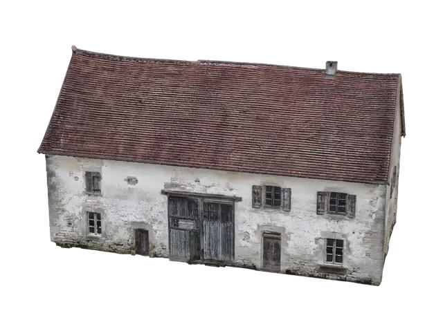 The Weathered Farmhouse - Aging 3D model, vytvořený pomocí AI