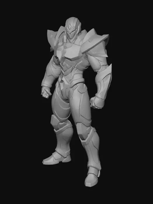 3D model for 风格化人物，拳皇伊格尼斯