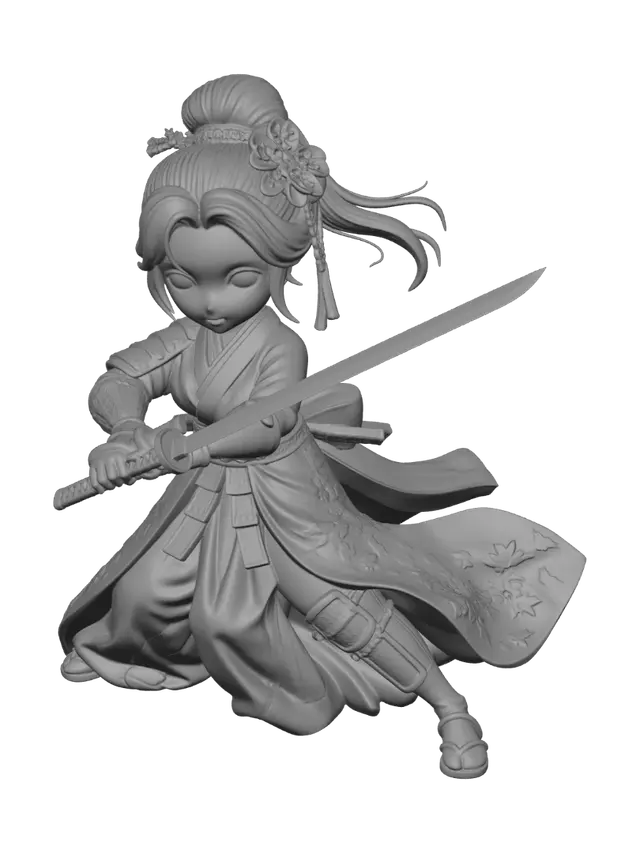 3D model for Sakura Samurai