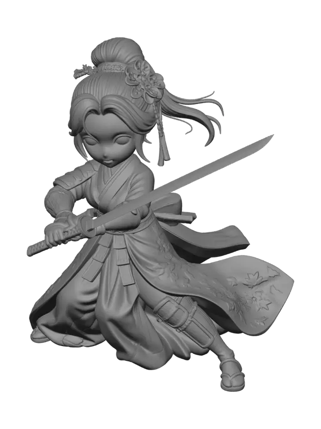 3D model for Sakura Samurai