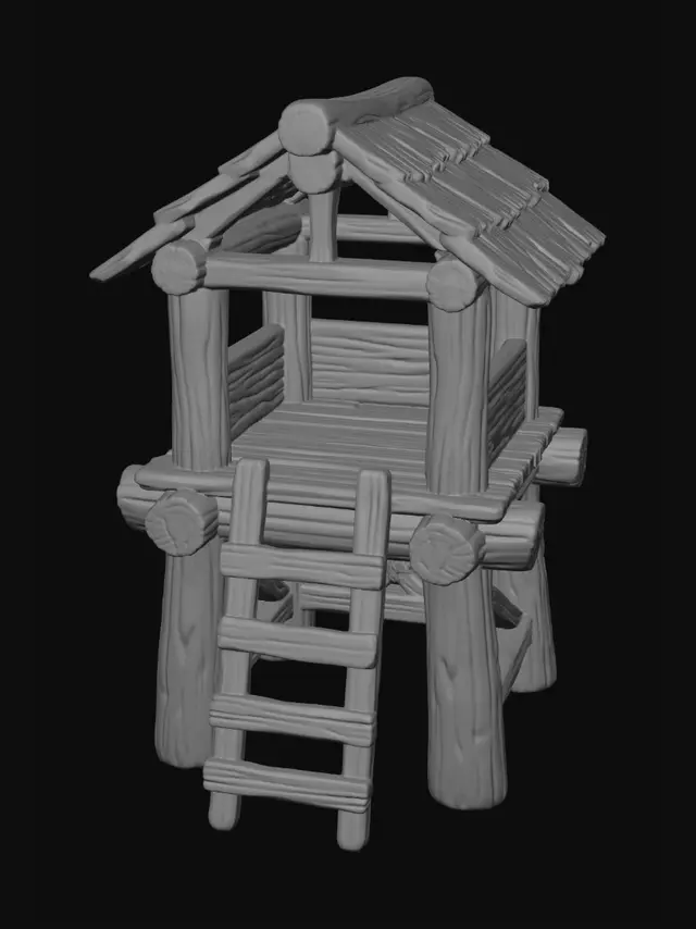 3D model for Timber Lookout Tower
