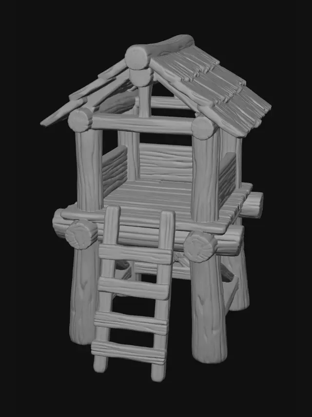 3D model for Timber Lookout Tower