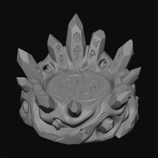 3D model for Icebound Runic Wheel