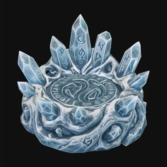 3D model for Icebound Runic Wheel