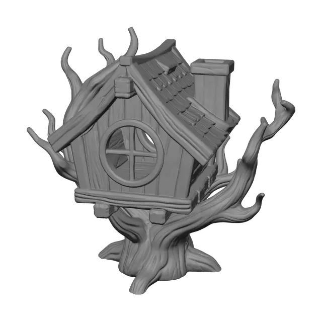3D model for Wooden Treehouse