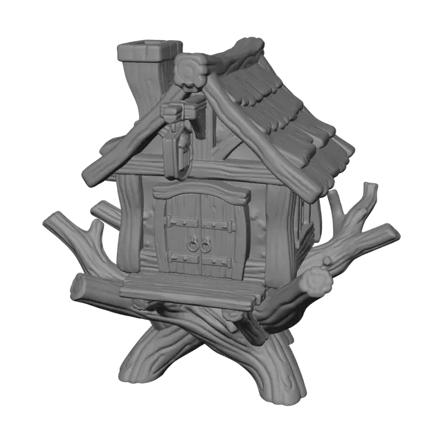 3D model for Woodland Treehouse Tavern