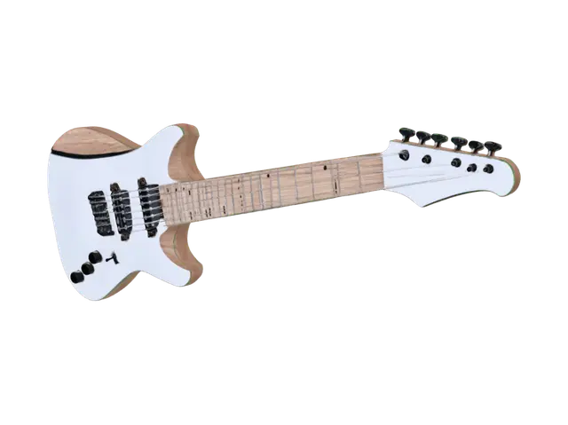 Guitarra Electrica - Rgb 3D model, vytvořený pomocí AI