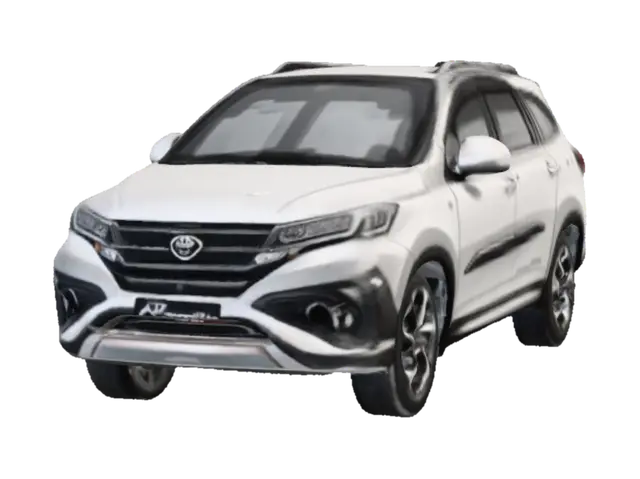 Toyota Rush TRD Sportivo 3D model, vytvořený pomocí AI