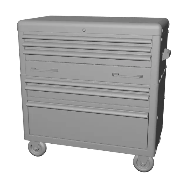 3D model for A red car mechanics rolling tool chest