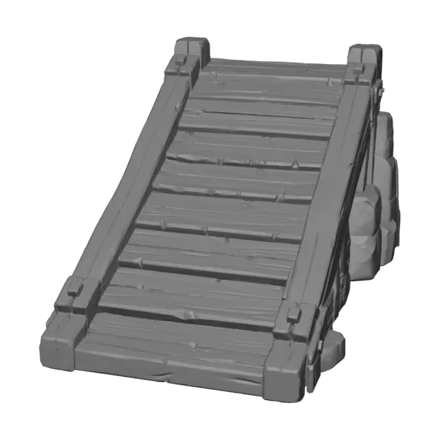 3D model for Rugged Timber Footbridge