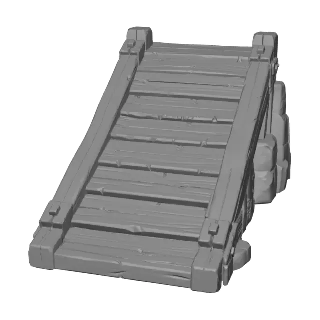 3D model for Rugged Timber Footbridge