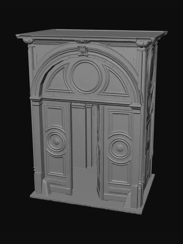 3D model for Grand Arched Entrance