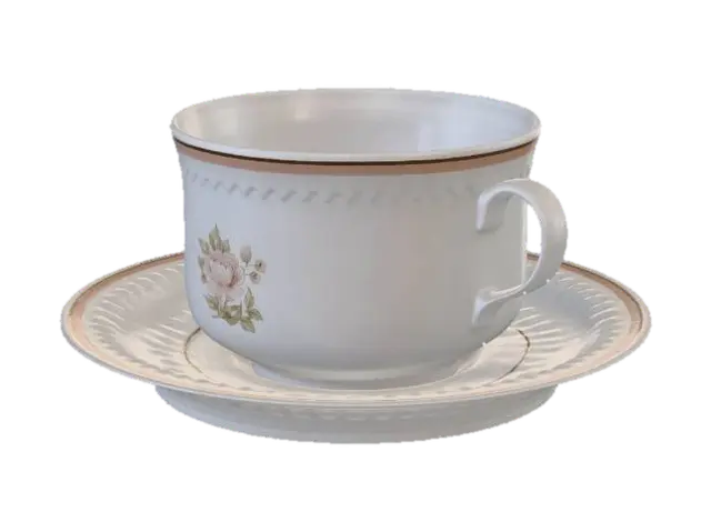 3D model for Pink Rose Teacup