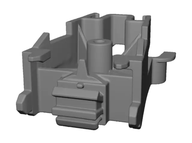 3D model for White plastic connector