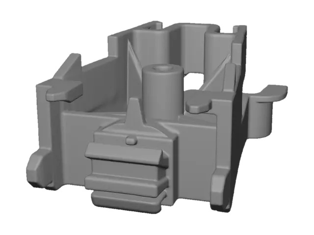 3D model for White plastic connector