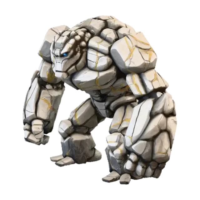 3D model for #villain#,  golem