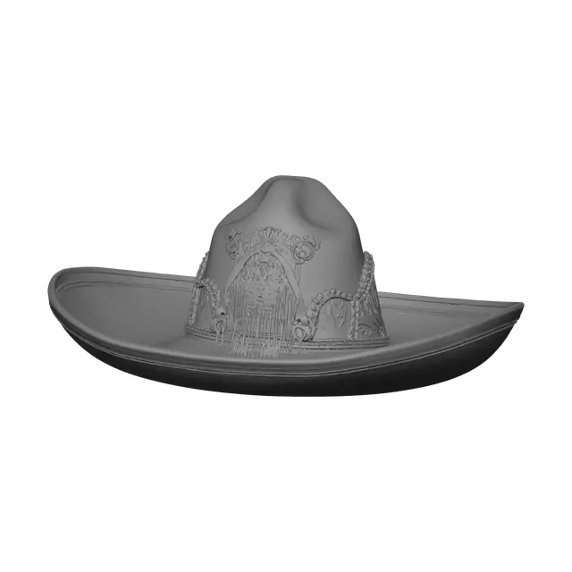 3D model for Ornate Mexican Cowboy Hat