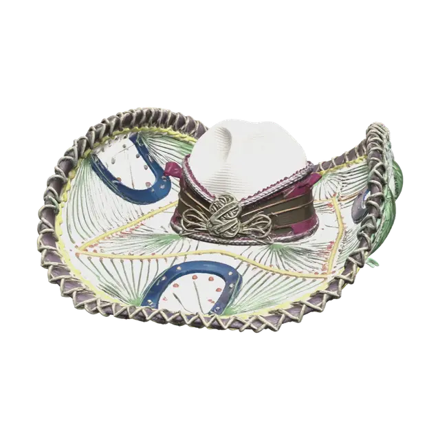 Stylized Mexican Cowboy Hat - Texas 3D model, vytvořený pomocí AI
